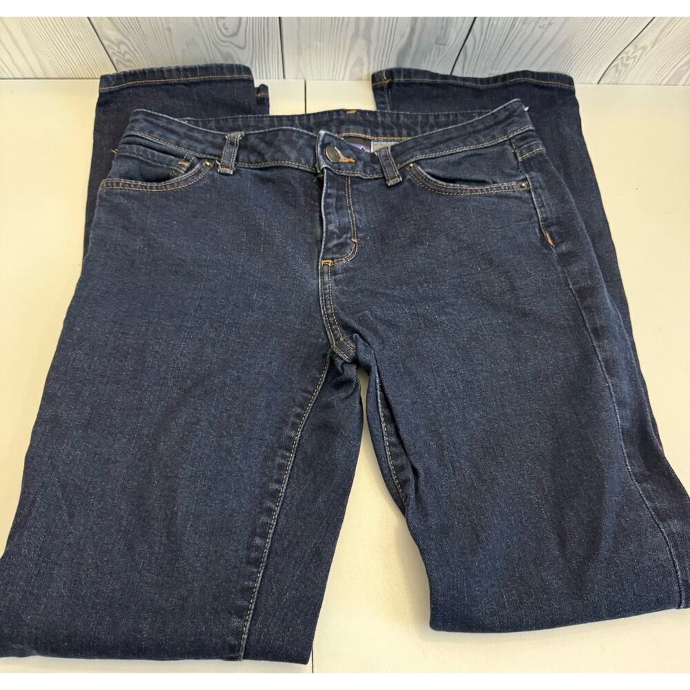 Patagonia Jeans Women 30 Blue Low Rise Bootcut  Denim Stretch Fits 31x32
